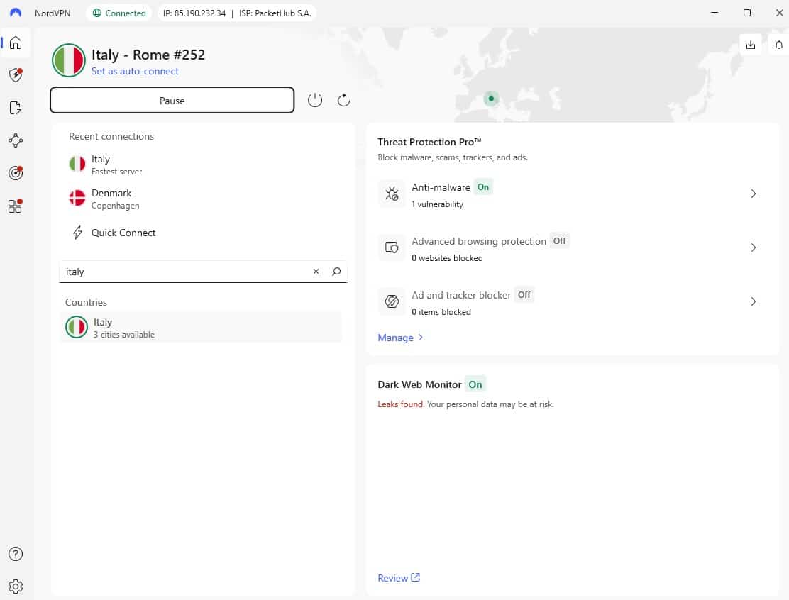 italy server italy server